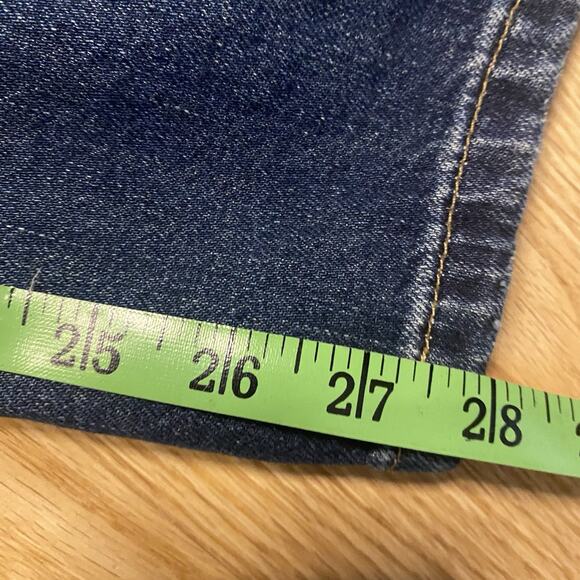 Ralph Lauren Black Label Lace Applique Patchwork Jeans Relaxed Tapered Size 18W - Picture 6 of 6